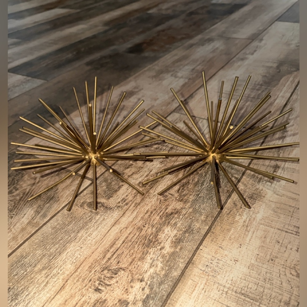 Gold Burst Metal Wall Decor